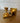 Pair of Vintage Brass Candlestick Holders with Short Taper Candles