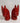 Red horse head bookend set