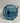 Blue glass candy dish