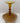 Vintage Amber Glass Candle Stick Holder